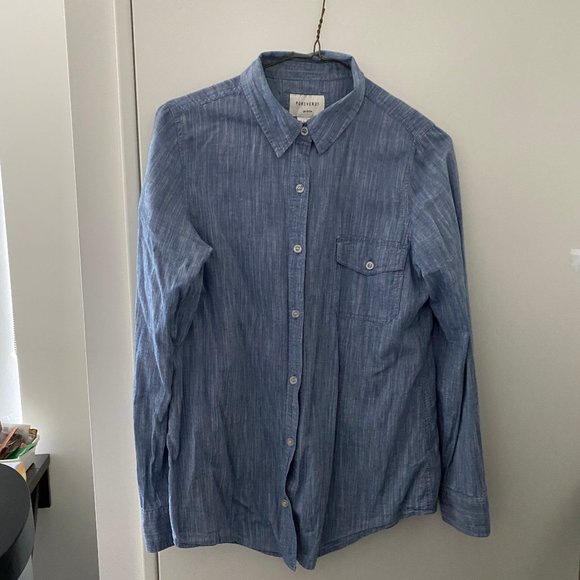 Forever 21 Chambray blouse - Picture 5 of 9